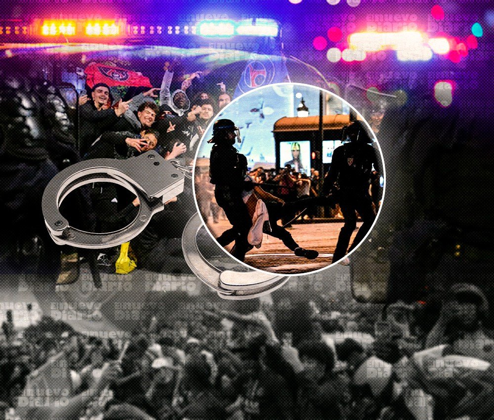 Los disturbios tras la victoria del PSG dejan 416 detenidos y tensan el operativo de seguridad en Francia