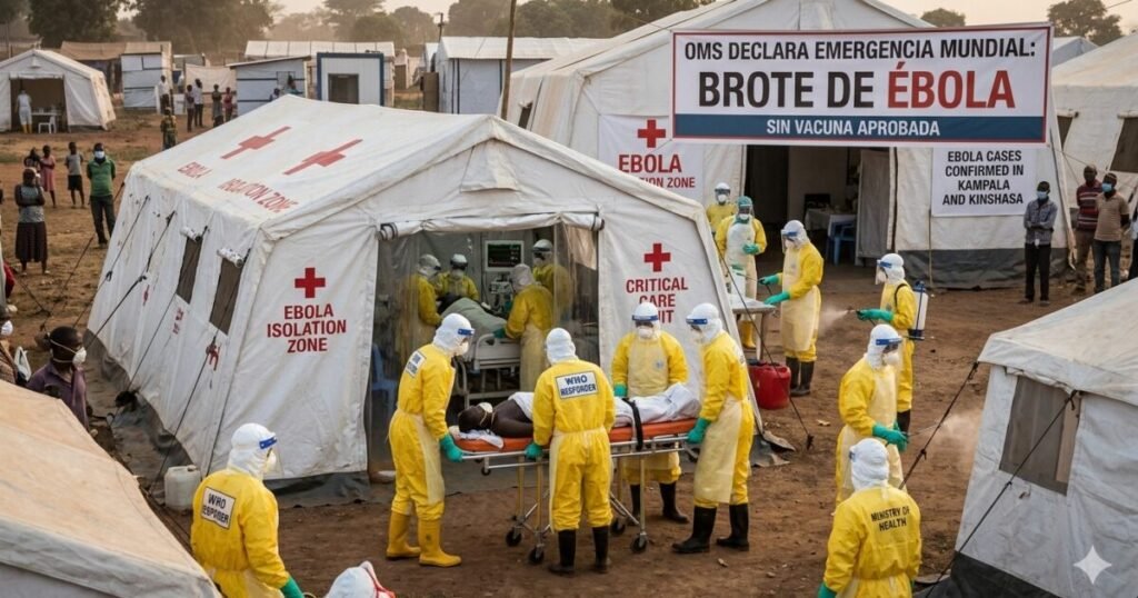 La OMS alerta de que el brote de ébola en la RDC rebasa las cifras oficiales y complica el control en zonas críticas