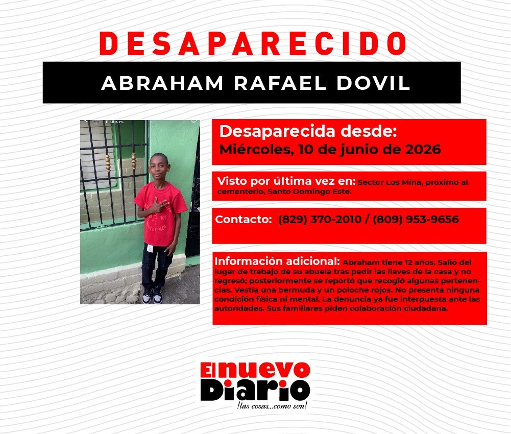 Desaparición de adolescente en Los Mina mantiene en tensión la respuesta de las autoridades