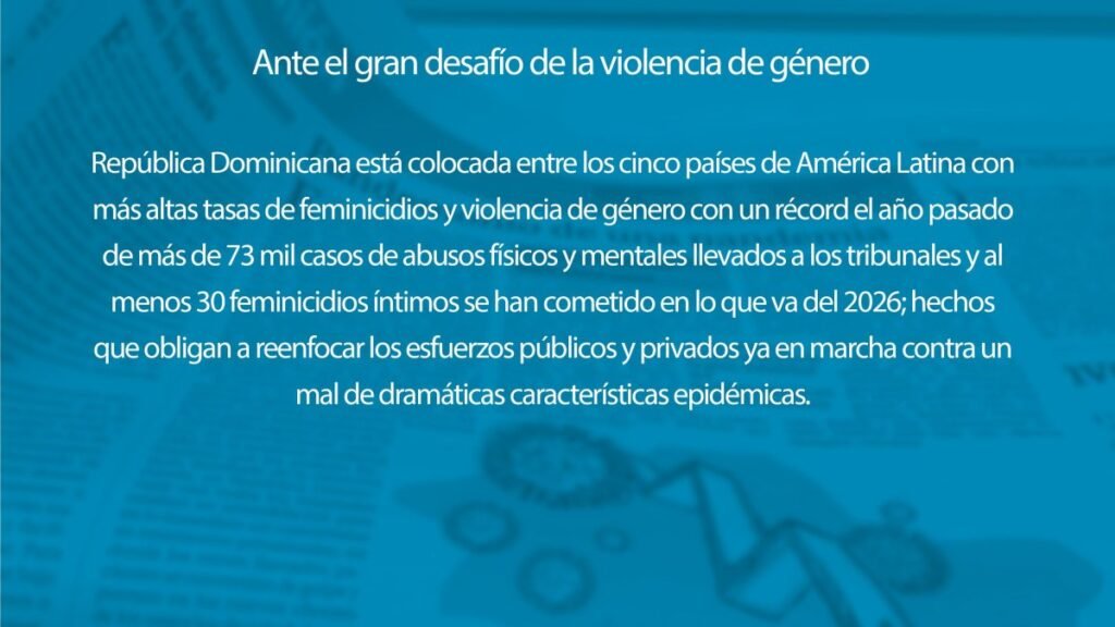 República Dominicana sigue entre los países con mayor violencia de género en la región