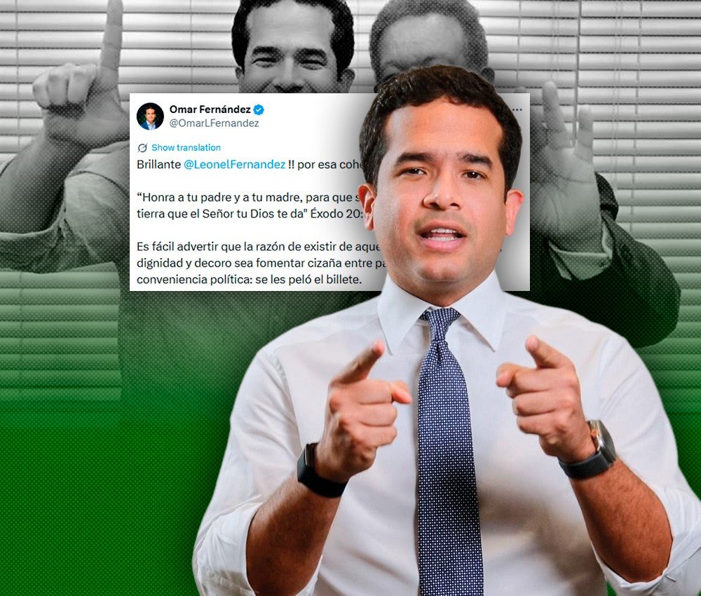 Omar Fernández desmiente una ruptura con Leonel y atribuye las versiones a intereses políticos