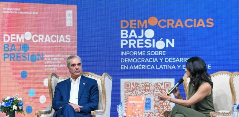Abinader aprovecha foro del PNUD para defender la ausencia de polarización y reivindicar su gestión