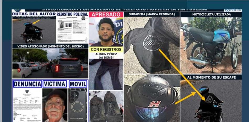 Policía arresta a “El Bombi” por el arrebato del celular a Ricardo Ripoll en Bella Vista