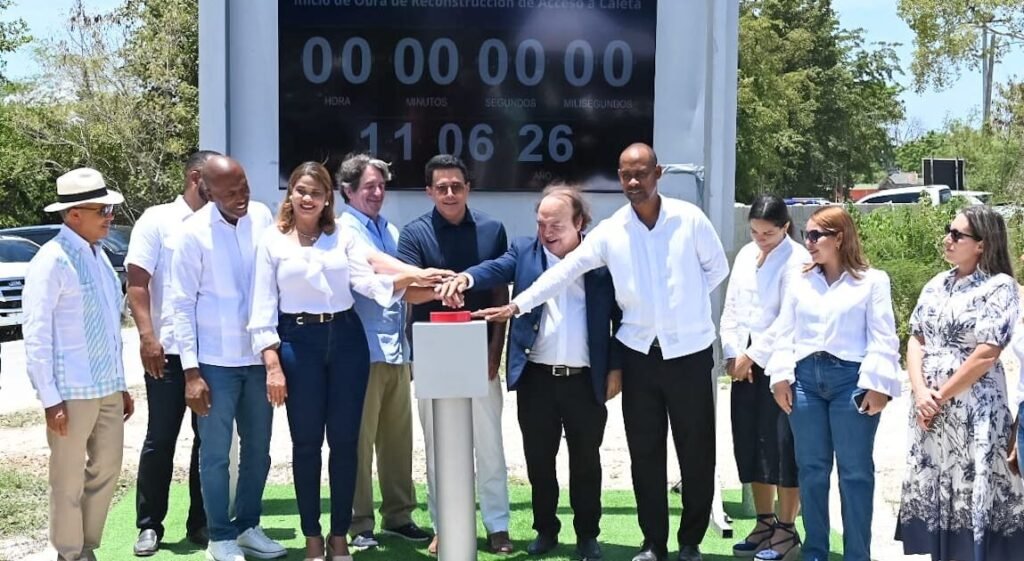 Comienzan los trabajos de RD$264 millones para el acceso a playa Caleta