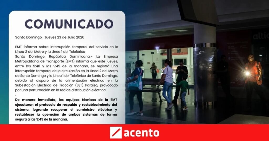Falla eléctrica paraliza Metro y Teleférico y reabre la exigencia de vigilancia sobre servicios clave