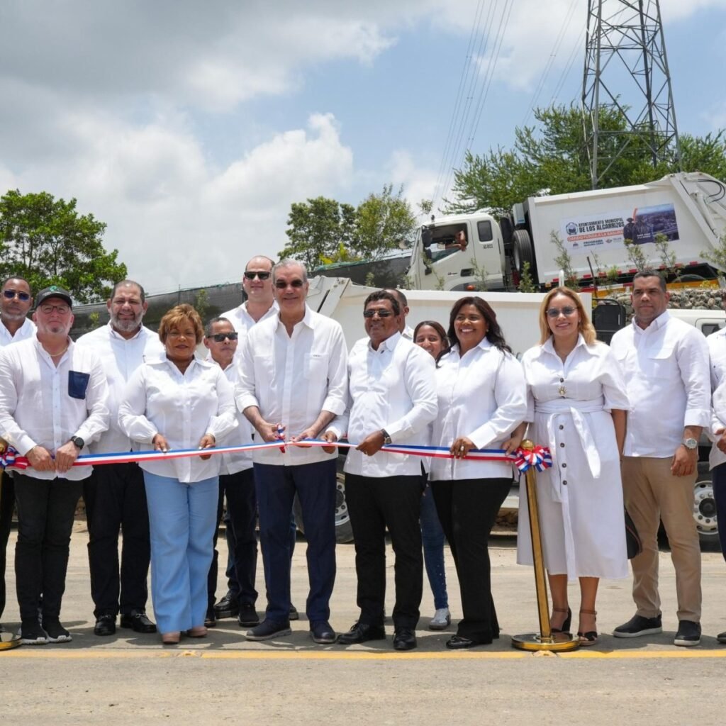 Los Alcarrizos estrena estación de transferencia de residuos con una inversión de RD$49 millones