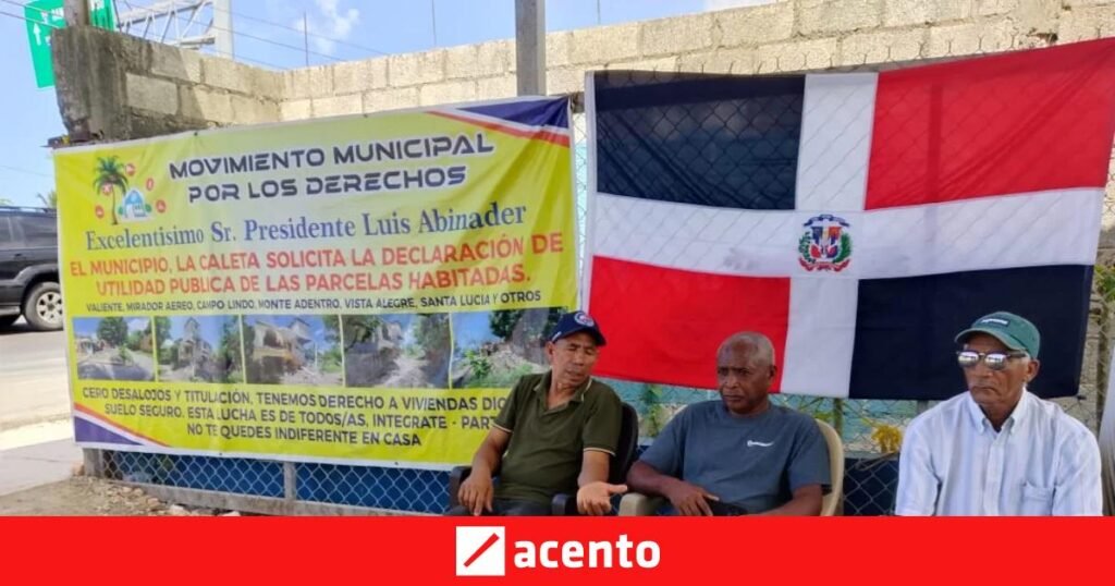 Piden declarar de utilidad pública terrenos en La Caleta para frenar desalojos