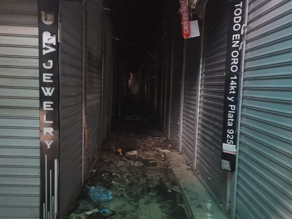 Fuego en el Mercado Modelo de Santiago afecta unos 20 locales y pone la mira sobre la respuesta ante emergencias