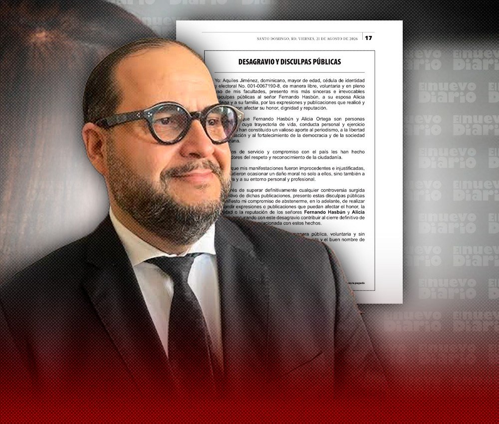 Aquiles Jiménez pide disculpas públicas a Alicia Ortega y Fernando Hasbún tras el proceso judicial