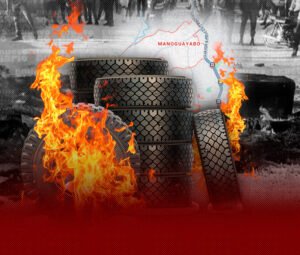 Hato Nuevo protesta por las calles llenas de hoyos y reclama una respuesta oficial