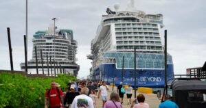 Cuatro cruceros llegan a Puerto Plata con 16,714 pasajeros, pero el impacto económico sigue atado a proyecciones oficiales
